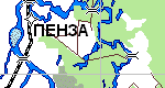 Векторная карта Пензенской области для GPS навигаторов Garmin - Trasa.Ru