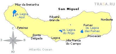 Trasa.Ru - Азорские острова. Сан-Мигель