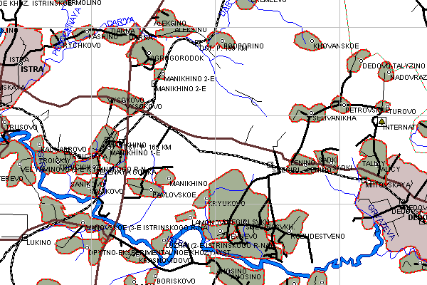 Векторная карта Московской области для GPS навигаторов Garmin. Trasa.ru