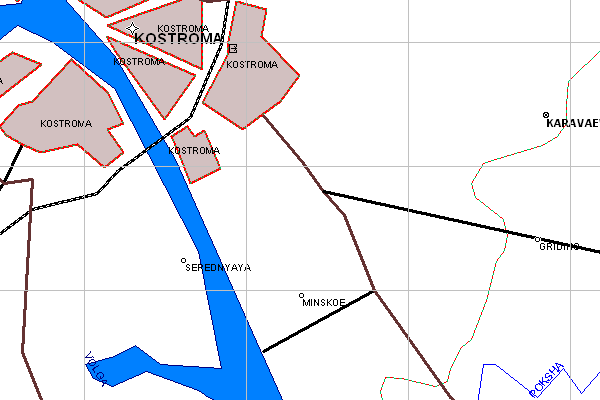 Векторная карта Костромской области для GPS навигаторов Garmin. Trasa.ru
