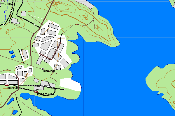 Векторная карта Иркутской области для GPS навигаторов Garmin. Trasa.ru