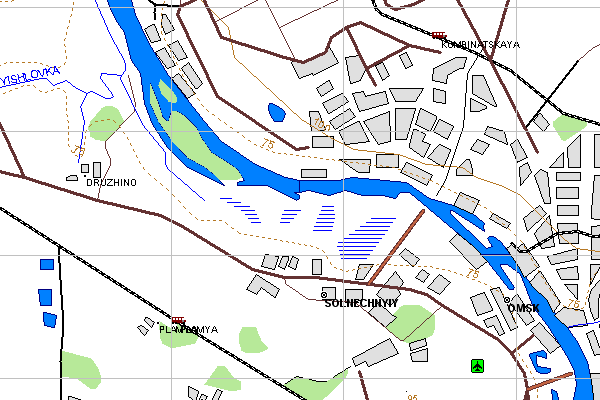 Векторная карта Омской области для GPS навигаторов Garmin. Trasa.ru