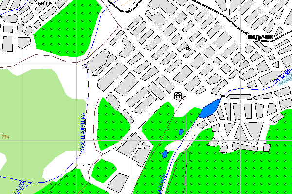 Векторная карта республики Кабардино-Балкария для GPS навигаторов Garmin. Trasa.ru