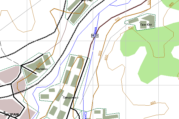 Векторная карта республики Ингушетия для GPS навигаторов Garmin. Trasa.ru
