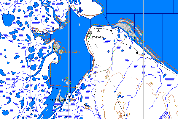 Векторная карта Ненецкого АО для GPS навигаторов Garmin. Trasa.ru
