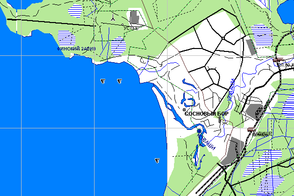 Векторная карта Ленинградской области для GPS навигаторов Garmin. Trasa.ru