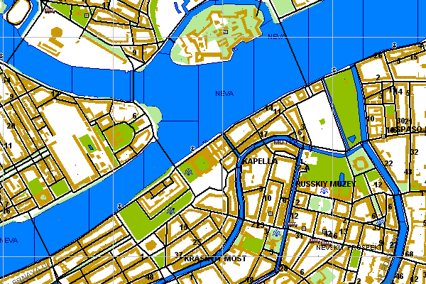 Векторная карта Санкт-Петербурга для GPS навигаторов Garmin. Trasa.ru