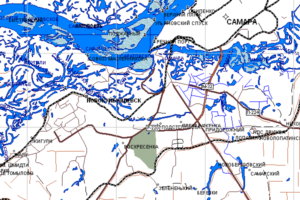 Векторная карта Самарской области для GPS навигаторов Garmin. Trasa.ru