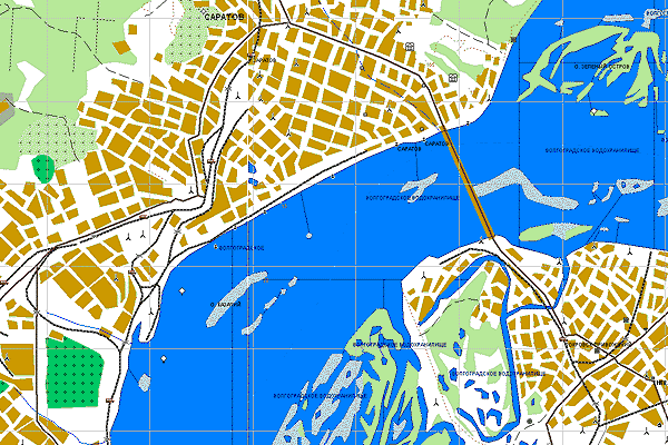 Векторная карта Саратовской области для GPS навигаторов Garmin. Trasa.ru