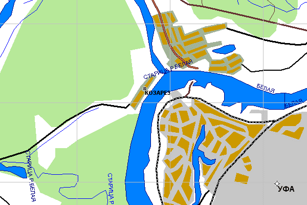 Векторная карта Республики Башкортостан для GPS навигаторов Garmin. Trasa.ru