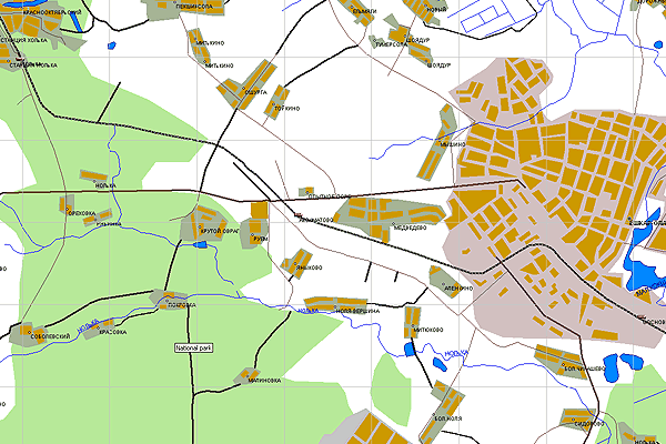 Векторная карта Республики Марий Эл для GPS навигаторов Garmin. Trasa.ru