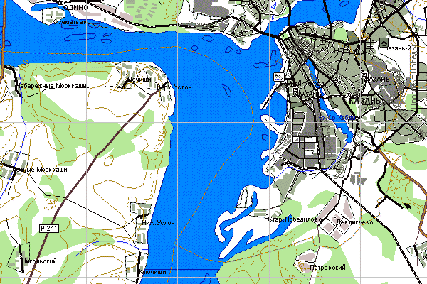 Векторная карта республики Татарстан для GPS навигаторов Garmin. Trasa.ru