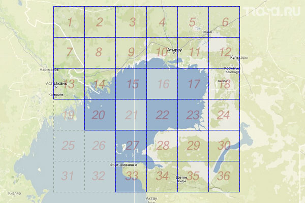 Набор топографических карт квадрата L-39 - Trasa.ru