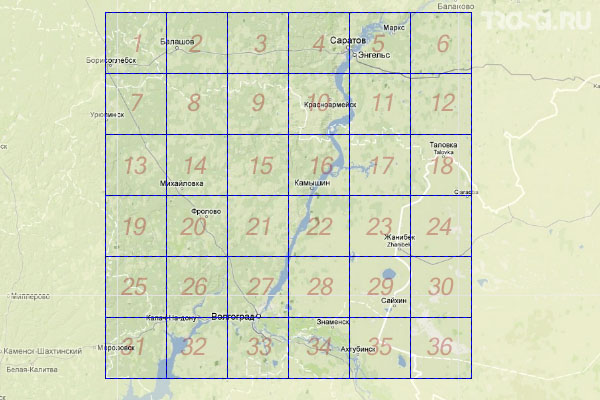 Набор топографических карт квадрата M-38 - Trasa.ru