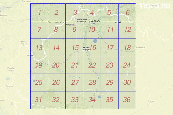 Набор топографических карт квадрата M-39 - Trasa.ru