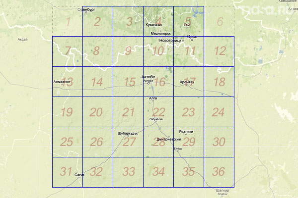 Набор топографических карт квадрата M-40 - Trasa.ru
