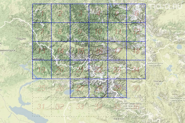 Набор топографических карт квадрата M-45 - Trasa.ru