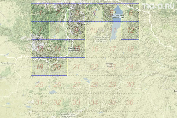 Набор топографических карт квадрата M-47 - Trasa.ru