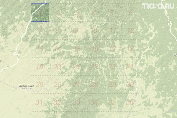 Набор топографических карт квадрата M-51 - Trasa.ru