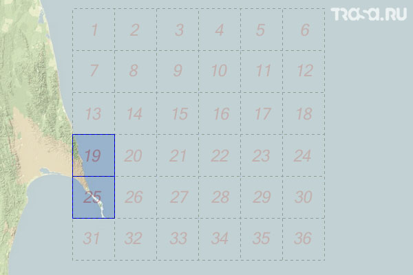 Набор топографических карт квадрата M-55 - Trasa.ru