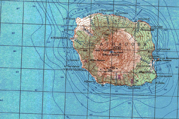 Уменьшенный фрагмент представленной топографической карты M-56-12 - Trasa.ru