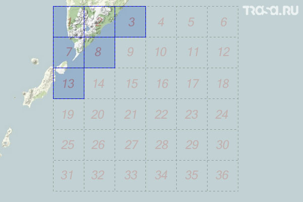 Набор топографических карт квадрата M-57 - Trasa.ru