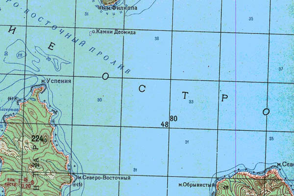 Уменьшенный фрагмент представленной топографической карты N-53-18 - Trasa.ru