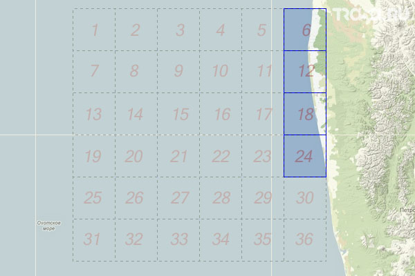 Набор топографических карт квадрата N-56 - Trasa.ru