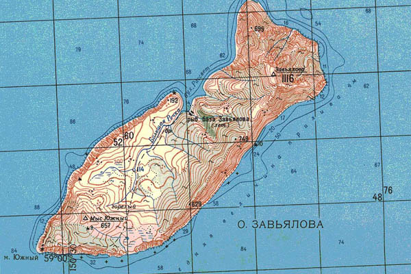 Уменьшенный фрагмент представленной топографической карты O-56-07 - Trasa.ru