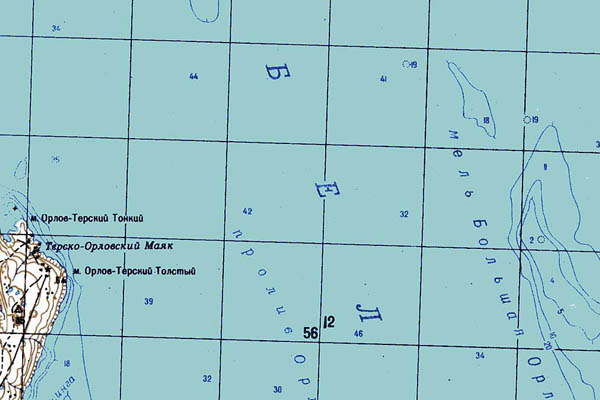 Уменьшенный фрагмент представленной топографической карты Q-37-11_12 - Trasa.ru