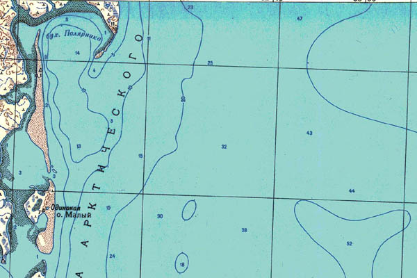 Уменьшенный фрагмент представленной топографической карты S-44-11_12 - Trasa.ru