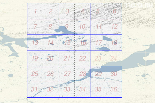 Набор топографических карт квадрата S-48 - Trasa.ru