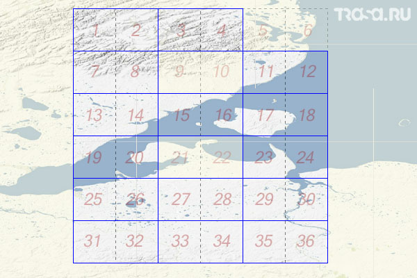 Набор топографических карт квадрата S-49 - Trasa.ru