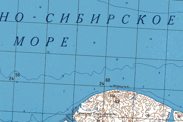 Уменьшенный фрагмент представленной топографической карты S-54-05_06 - Trasa.ru