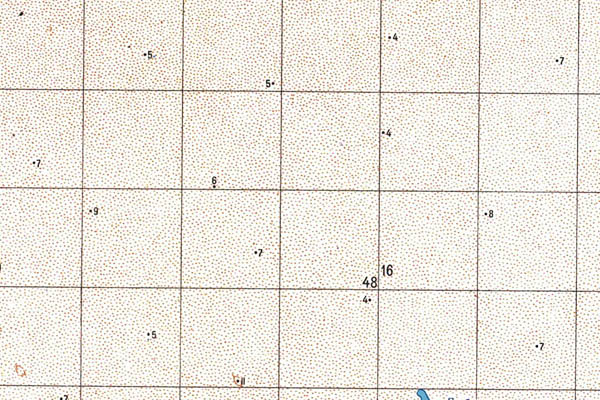 Уменьшенный фрагмент представленной топографической карты S-54-09_10 - Trasa.ru