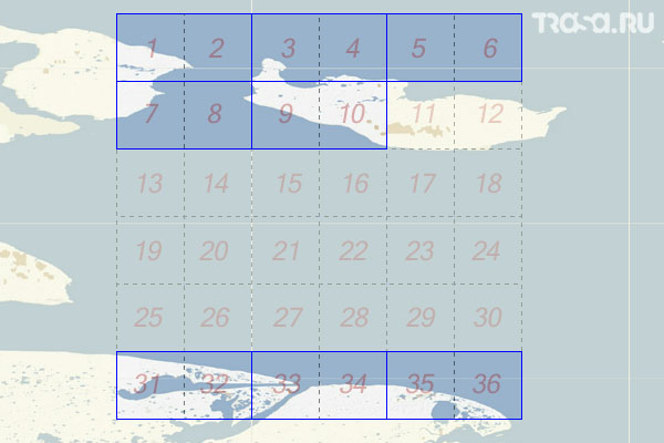 Набор топографических карт квадрата S-55 - Trasa.ru