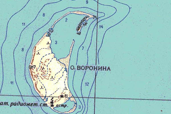 Уменьшенный фрагмент представленной топографической карты T-46-16_17_18 - Trasa.ru
