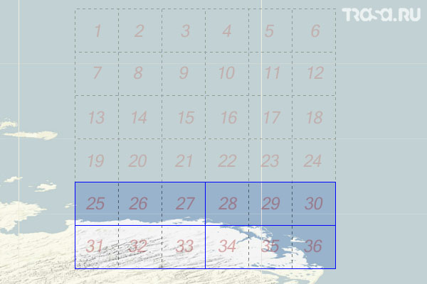 Набор топографических карт квадрата T-49 - Trasa.ru